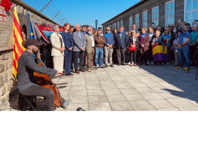 Acte de commemoració del 77è aniversari de l'alliberament del camp de Mauthausen (2)