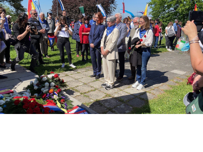 Acte de commemoració del 77è aniversari de l'alliberament del camp de Mauthausen (4)