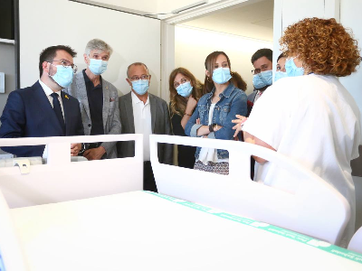 El president Aragonès inaugura el nou edifici Ripoll de l'Hospital Parc Taulí (foto: Jordi Bedmar)