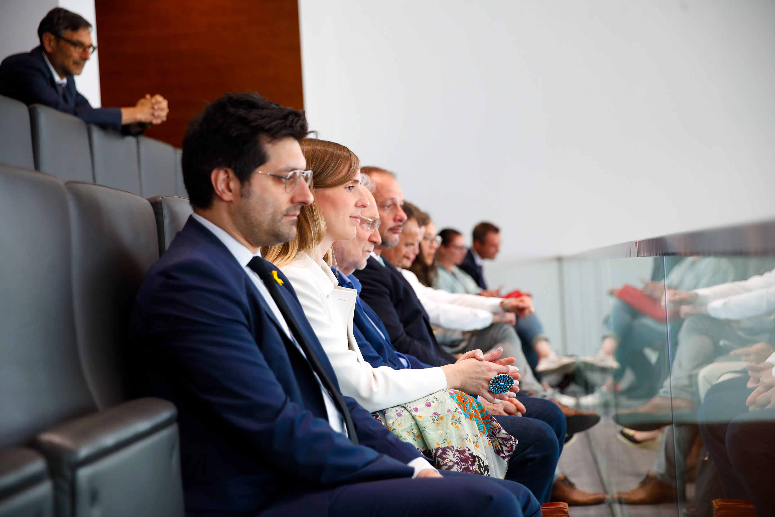 La consellera Alsina, al parlament eslovè La consellera Alsina, al parlament eslovè