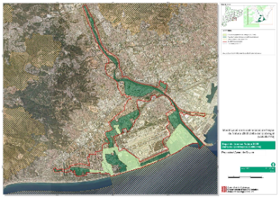 Mapa de la proposta d'ampliació de la zona ZEPA del delta del Llobregat 