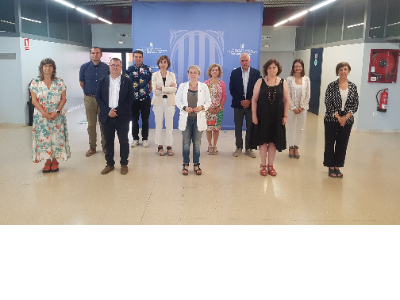 Representants a la Catalunya Central del Govern de la Generalitat, amb la delegada Rosa Vestit al mig