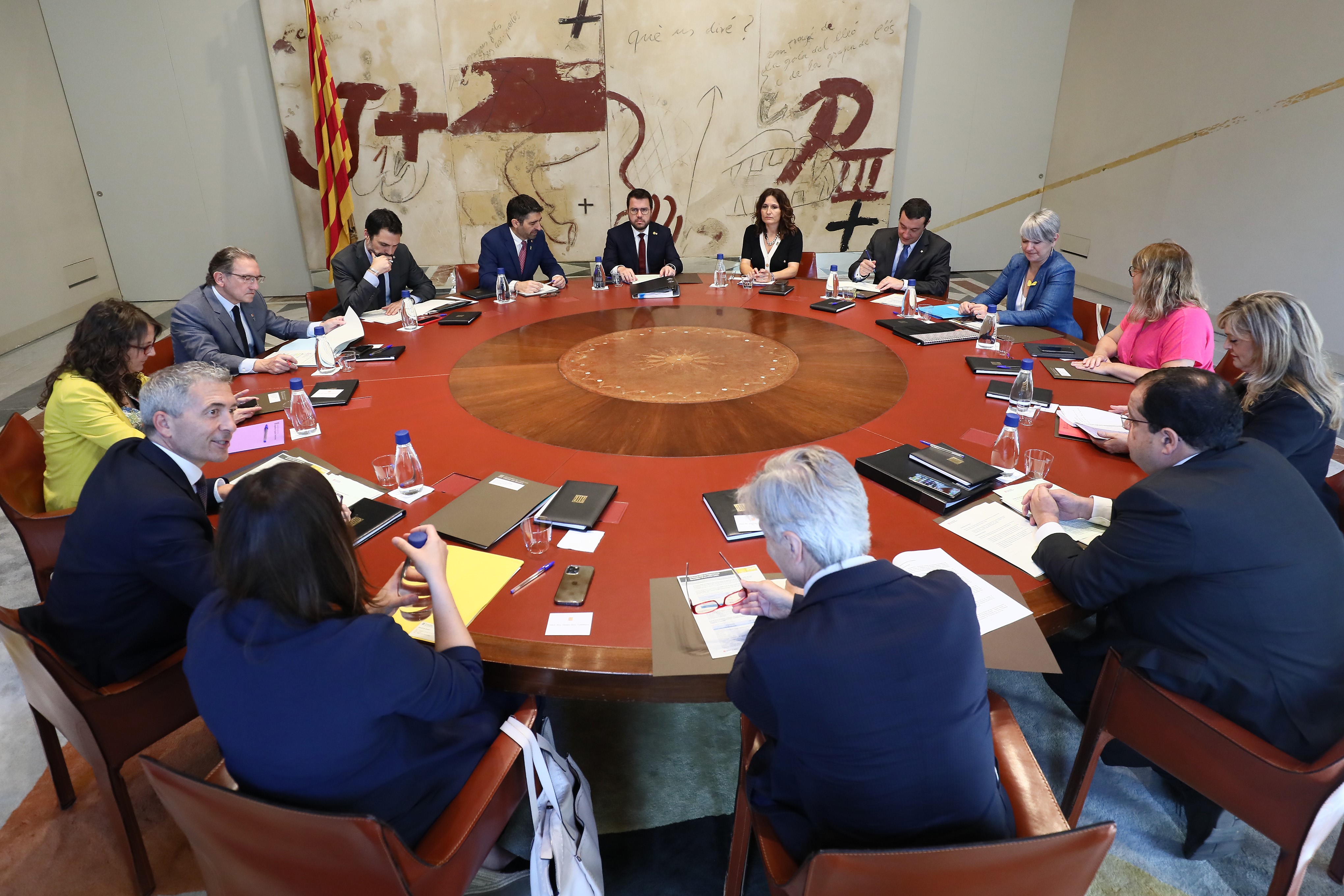 Foto de la reunió del Govern