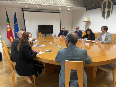 Reuni amb el secretari d'Estat del Mar de Portugal, Jos da Costa Cunha