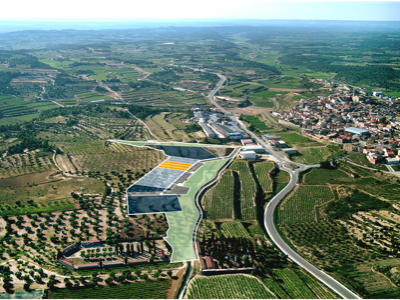 Imatge de Vall de Vinyes, amb les parcel·les venudes en taronja