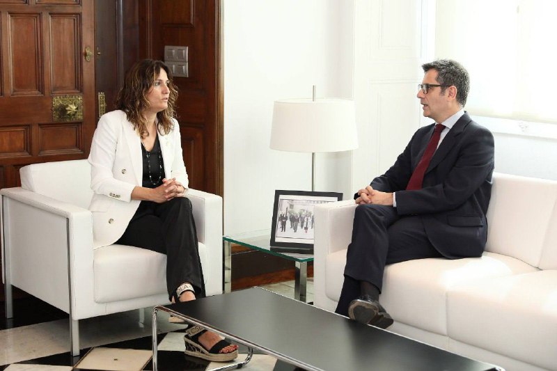 Reunió de la consellera Vilagrà amb el ministre Bolaños
