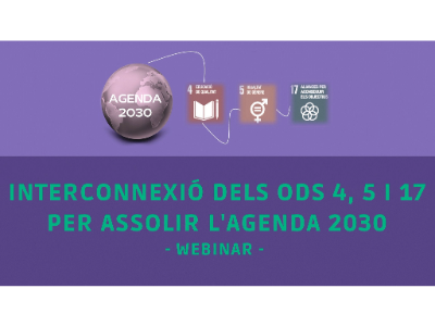 Jornada "La interconnexió dels ODS 4, 5 i 17 per assolir l'agenda 2030".