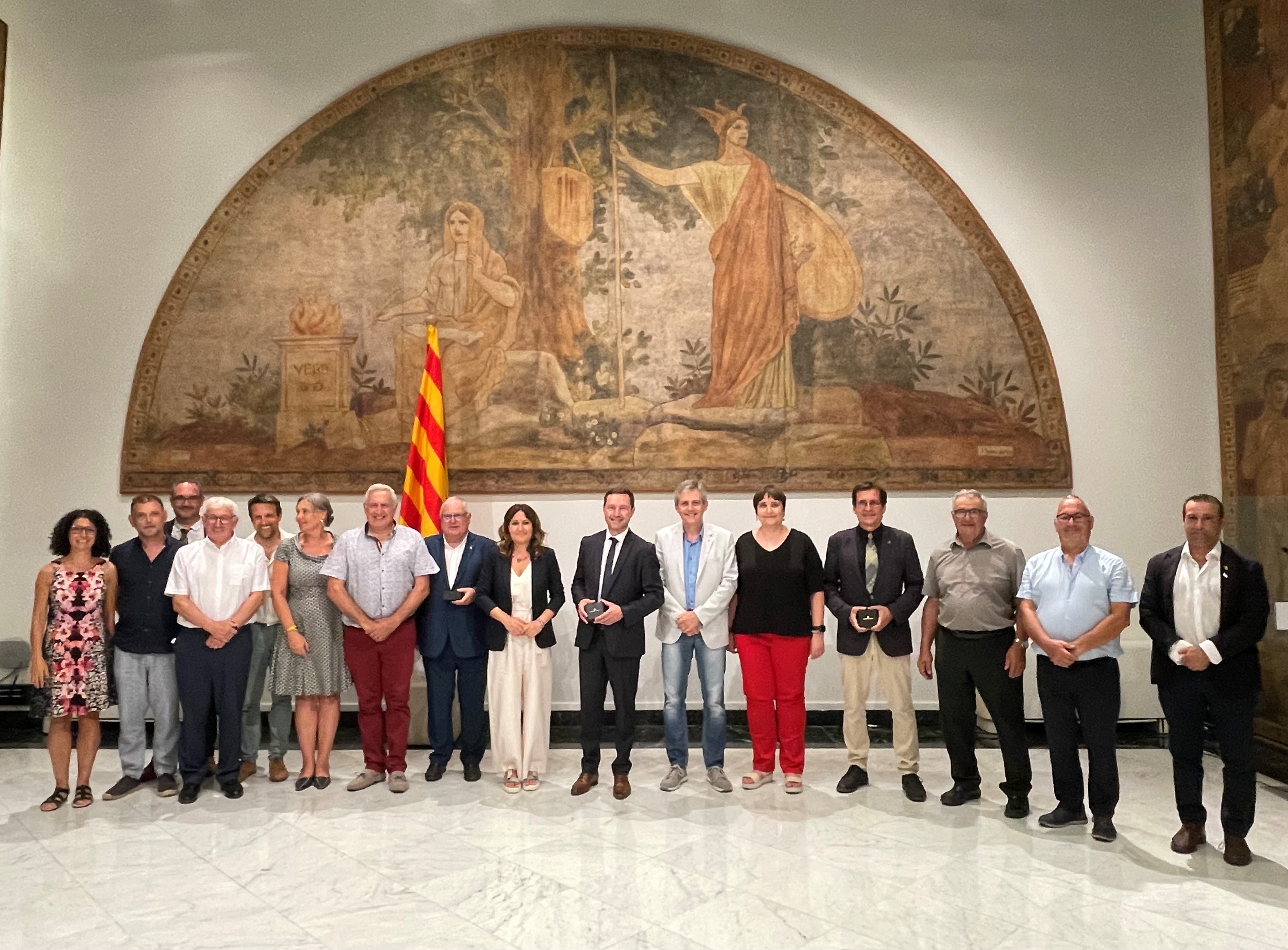 La consellera Vilagrà s'ha reunit amb representants municipalistes de la Catalunya Nord