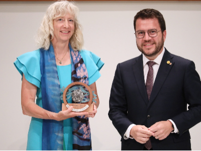 El president Aragonès lliura el Premi Margalef a la biòloga nord-americana Gretchen C. Daily