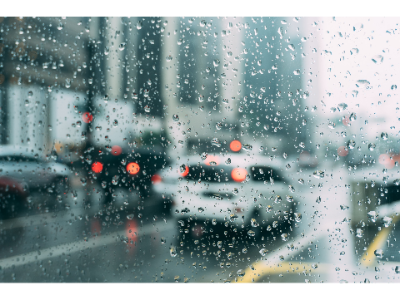 Imatge de pluja i vehicles