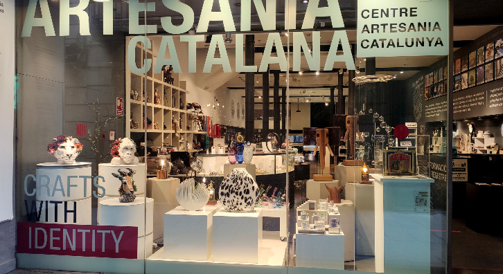 La botiga del Centre d’Artesania Catalunya