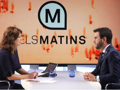 El president ha estat entrevista al programa Els Matins de TV3