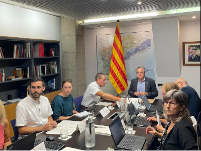 Reunió del Consell de Direcció de l'Administració Territorial de la Generalitat a Barcelona