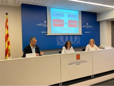 Presentació de l'Acord Marc 2022-2025 a Lleida.