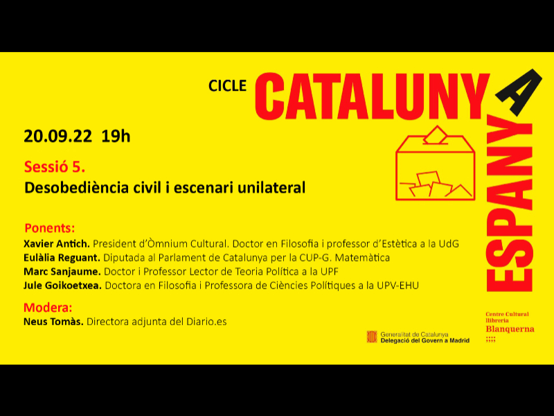 5a sessió cicle Catalunya-Espanya