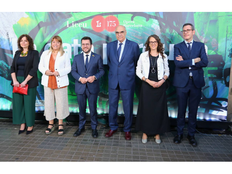 El president Aragonès i les conselleres Tània Verge i Natàlia Garriga.