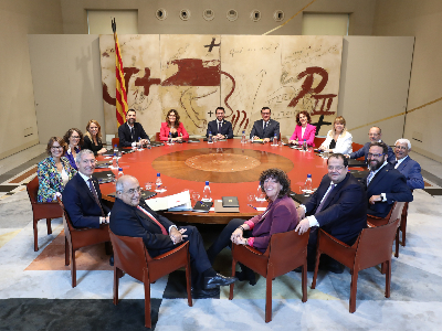 Després de prendre possessió, el nou Govern ha celebrat la primera reunió de l'Executiu. Autor: Jordi Bedmar