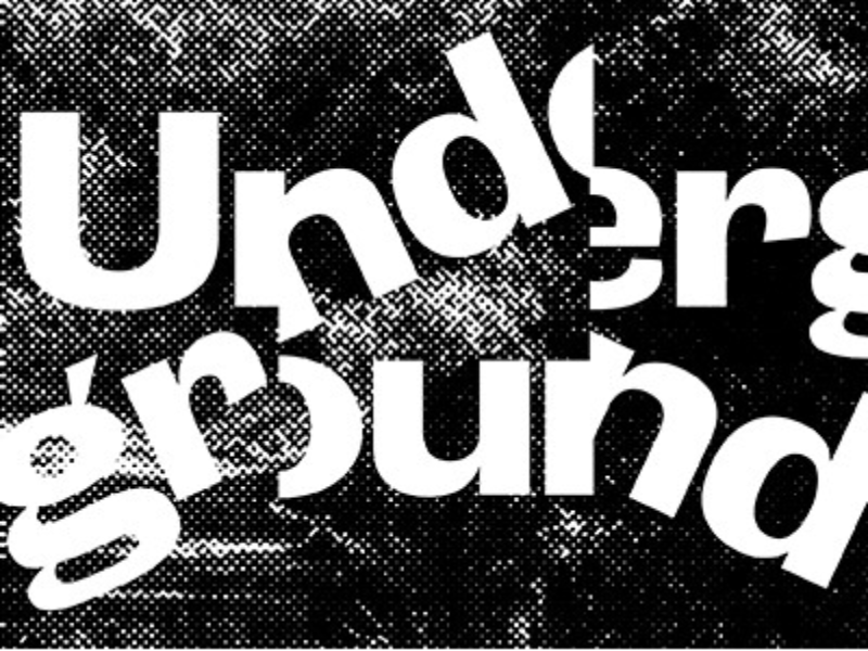 Imatge gràfica de l'exposició Underground