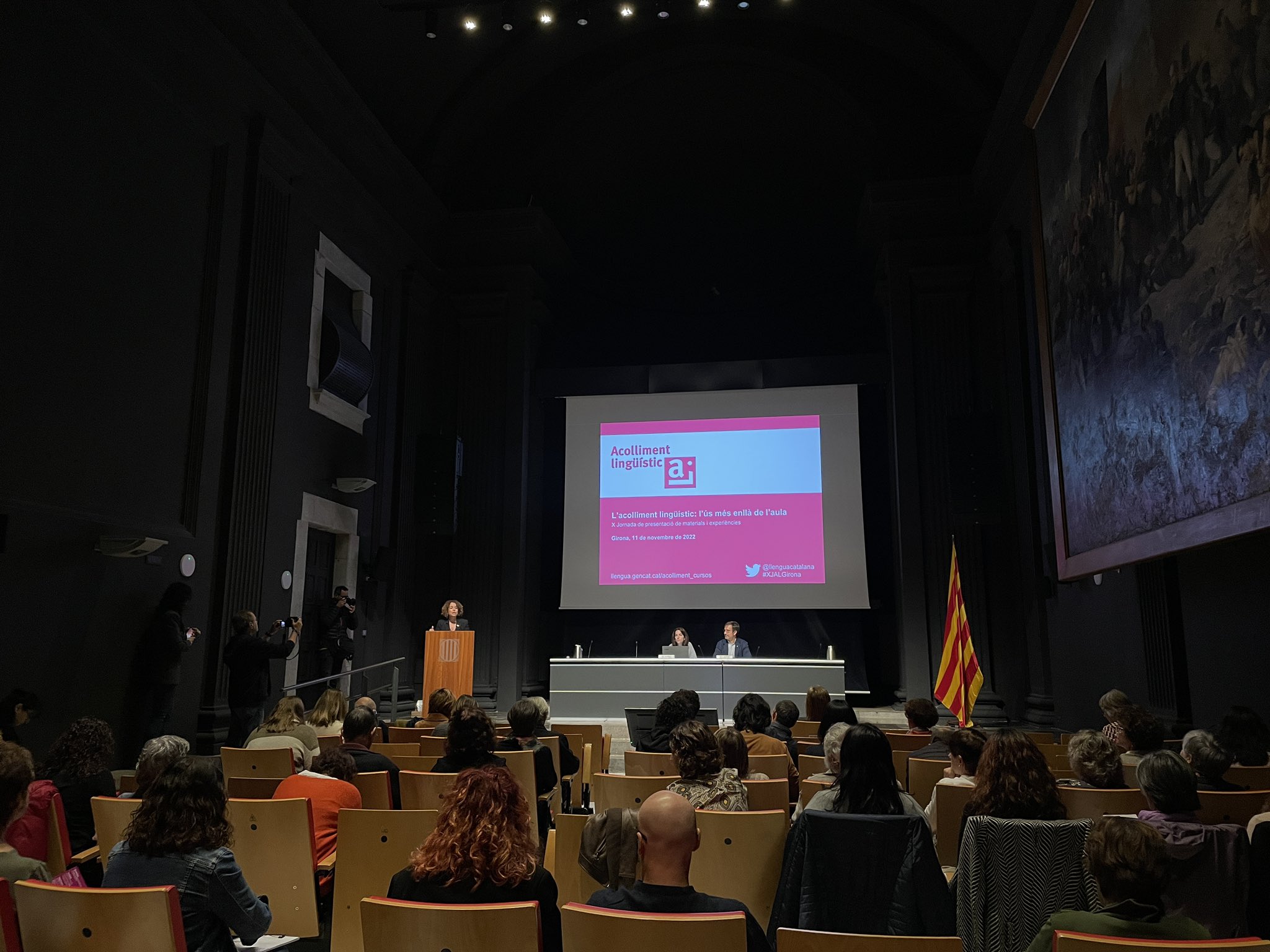 Jornada “L’acolliment lingüístic: l’ús més enllà de l’aula” a Girona