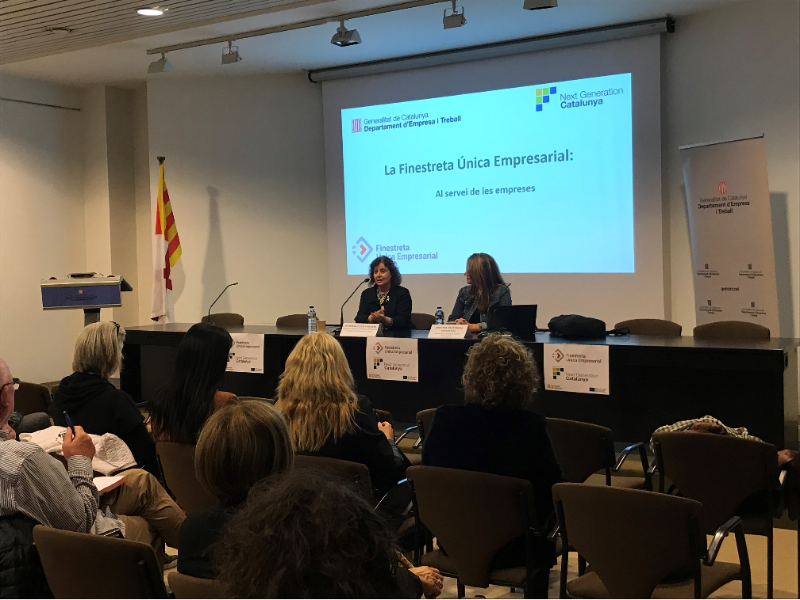 Jornada sobre les novetats del ¿Reglament de la Llei de facilitació activitat econòmica" amb sector empresarial de la Catalunya Central.