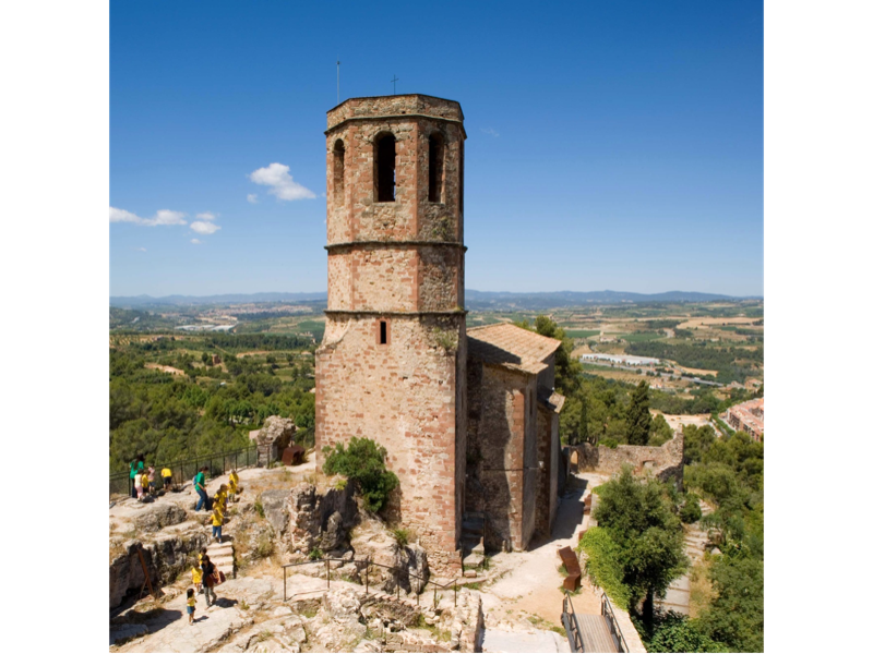 Imatge del Castell de Gelida (Alt Penedès).