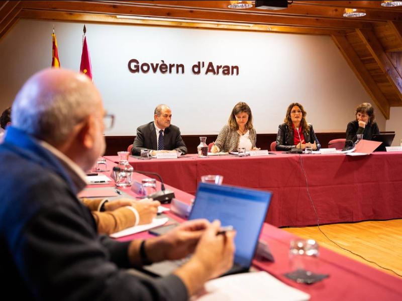 Reunió bilateral Generalitat-Aran 