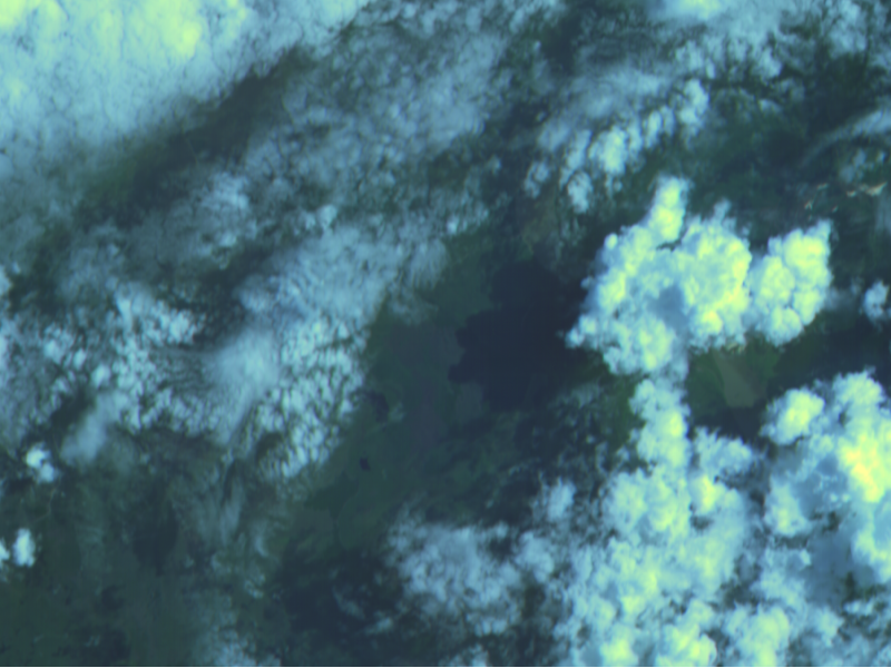 Primera imatge en color feta pel nanosatèl·lit 'Menut' des de l'espai