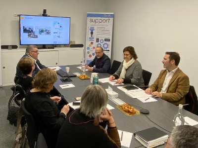 Reunió del conseller amb la Fundació Support-Girona