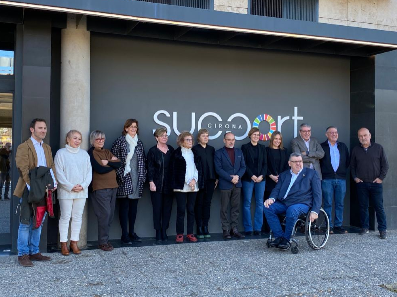 El conseller visita la Fundació Support-Girona