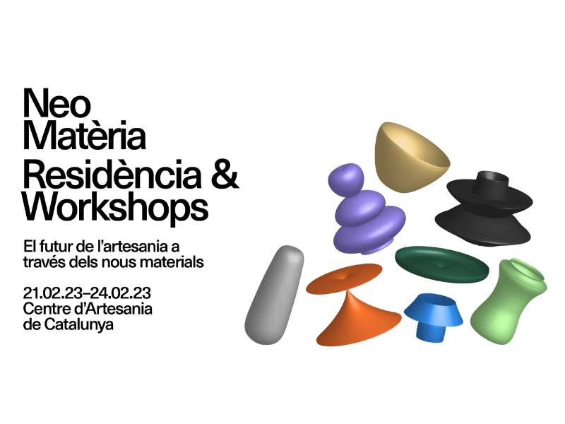 Artesans i artesanes posen en pràctica l¿ús de nous materials en la primera edició del programa ¿Neomatèria. Residència & Workshops¿