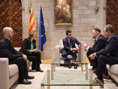 A la trobada també hi ha assistit el cònsol d’Ucraïna a Barcelona i el cap de l’Oficina del Parlament Europeu a Barcelona