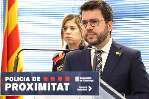 El president Aragonès ha presentat el model de comissaries de proximitat de Mossos