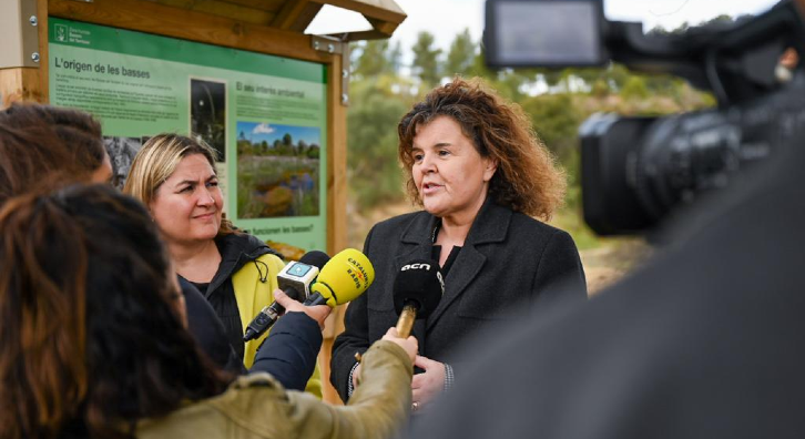 La secretària d'Acció Climàtica i l'alcaldessa de Figueres