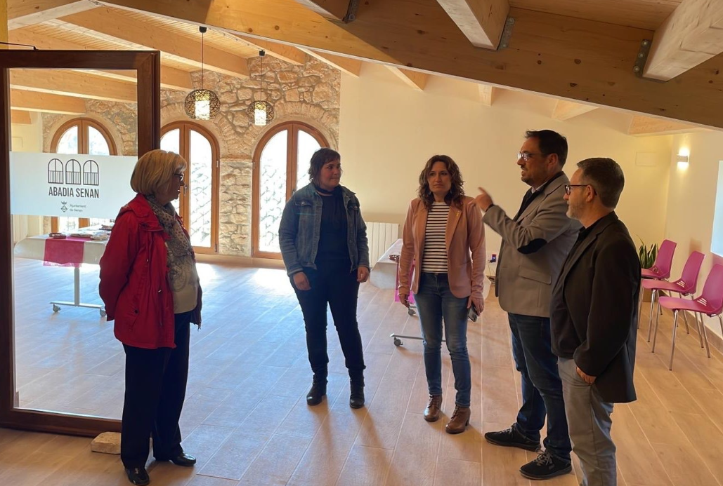 Govern inaugura la rehabilitació de l’Abadia de Senan, a la Conca de Barberà, com un espai municipal polivalent 