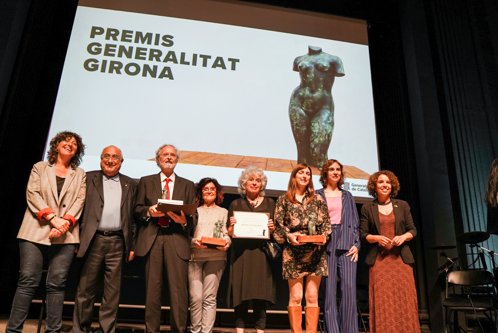 Premiats de la primera edició dels Premis Generalitat Girona.