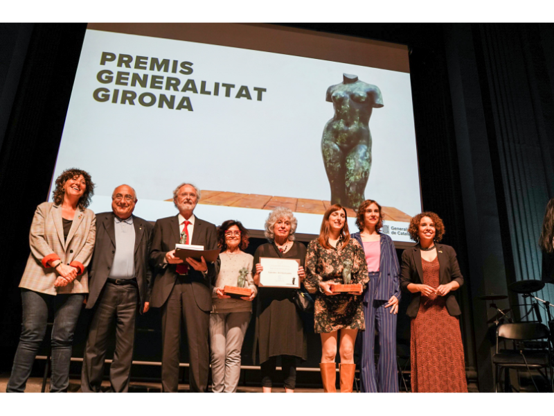 Premiats de la primera edició dels Premis Generalitat Girona.