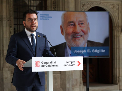 Imagen del artículo L'economista nord-americà Joseph E. Stiglitz, guardonat amb el XXXV Premi Internacional Catalunya