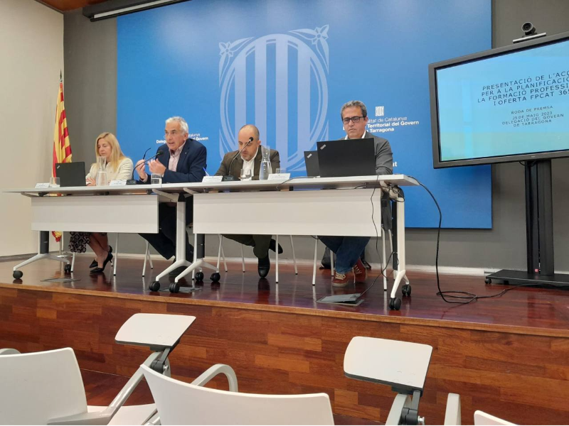 Presentació de l'Acord per a la planificació de la Formació Professional i oferta FPCAT 365 a Tarragona