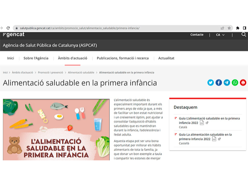 Salut Pública de Catalunya i el COIB signen un conveni de col·laboració per compartir continguts d'educació per a la salut 