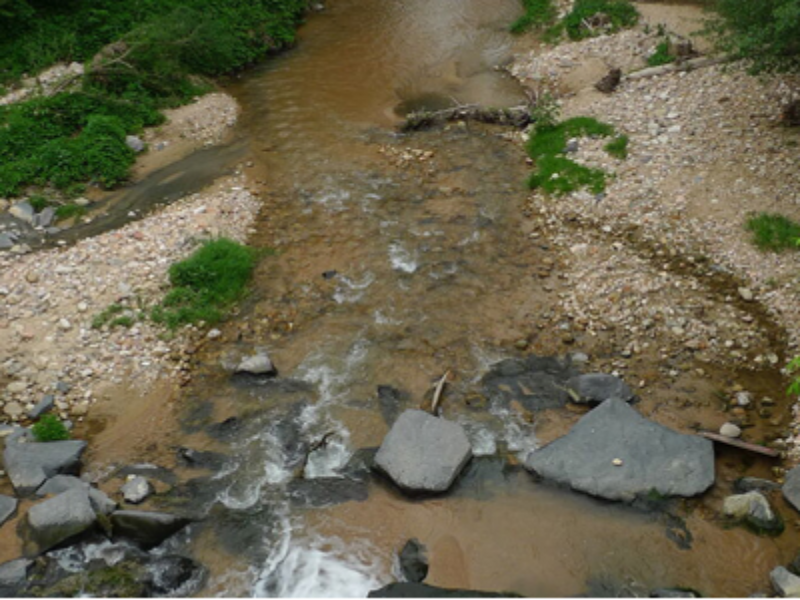 Foto de la riera de Santa Coloma.