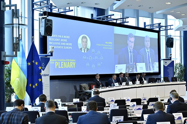 155a sessió plenària del Comitè de les Regions, a la Comissió Europea.