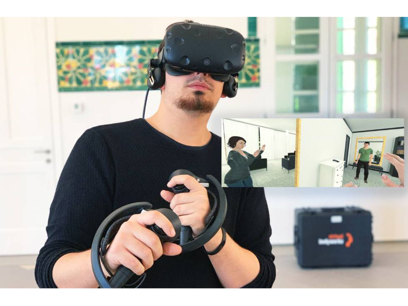 Escenari de realitat virtual a través del qual es treballa als centres penitenciaris.