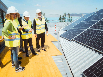 Imagen del artículo President Aragonès: La planta solar dels tallers de l'L9/L10 és el projecte d'autoconsum fotovoltaic més gran de la Generalitat