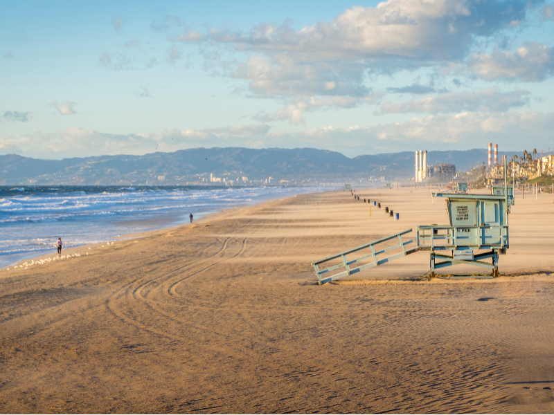 Una platja de Califòrnia.