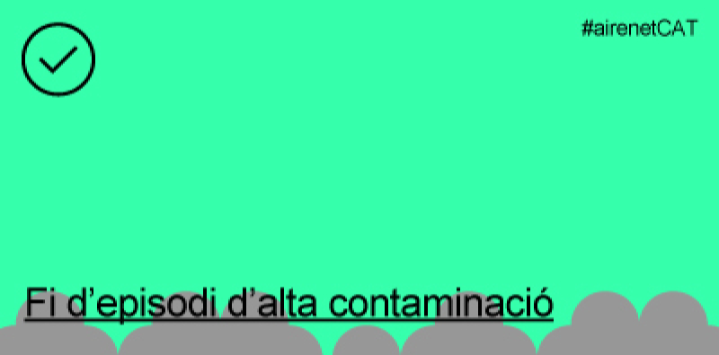 Imagen del artículo Desactivat l'avís preventiu per nivells elevats de contaminació atmosfèrica a la conurbació de Barcelona