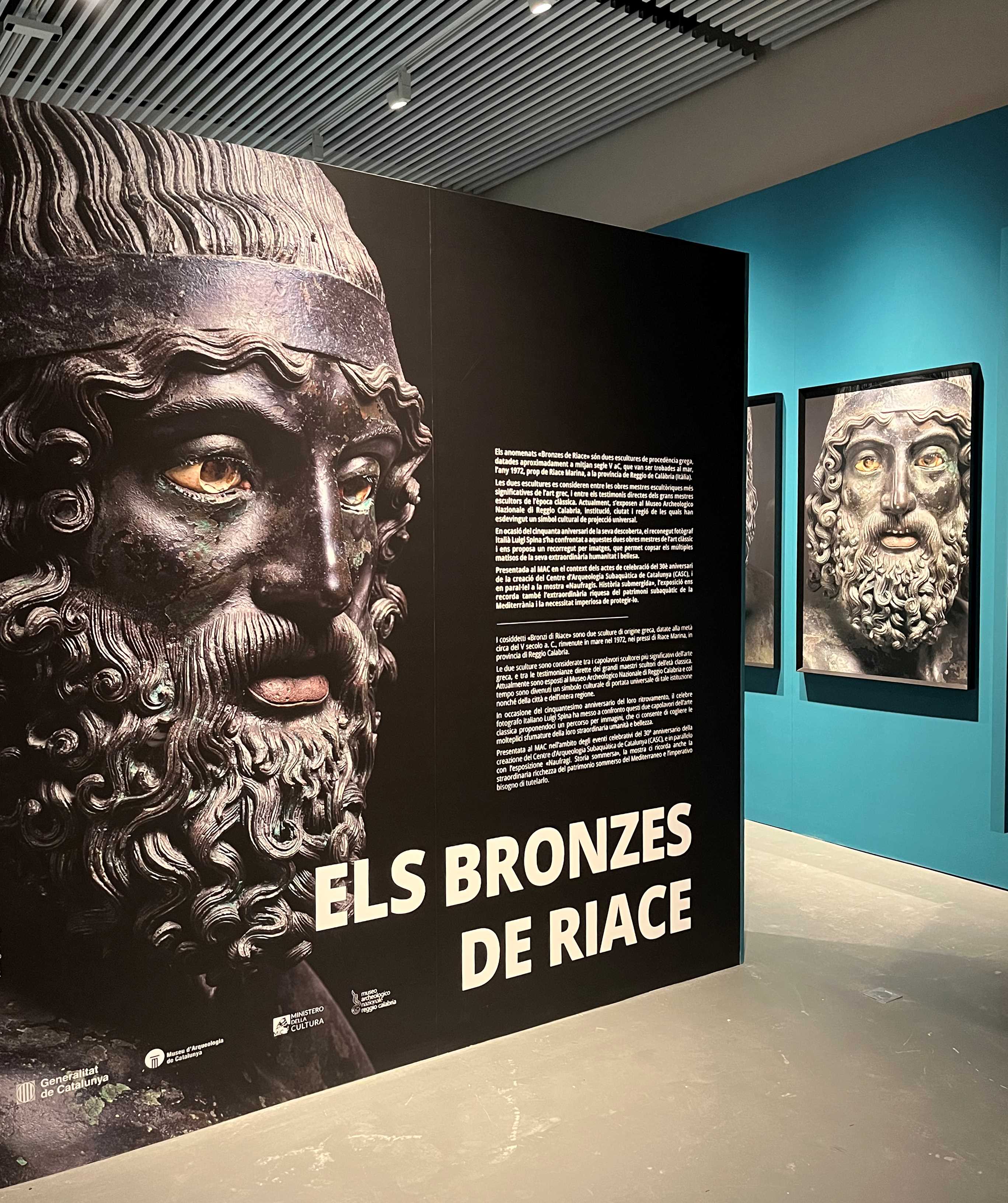 Imagen del artículo El Museu d'Arqueologia de Catalunya mostra el projecte artístic de Luigi Spina sobre l'excepcional troballa dels bronzes de Riace
