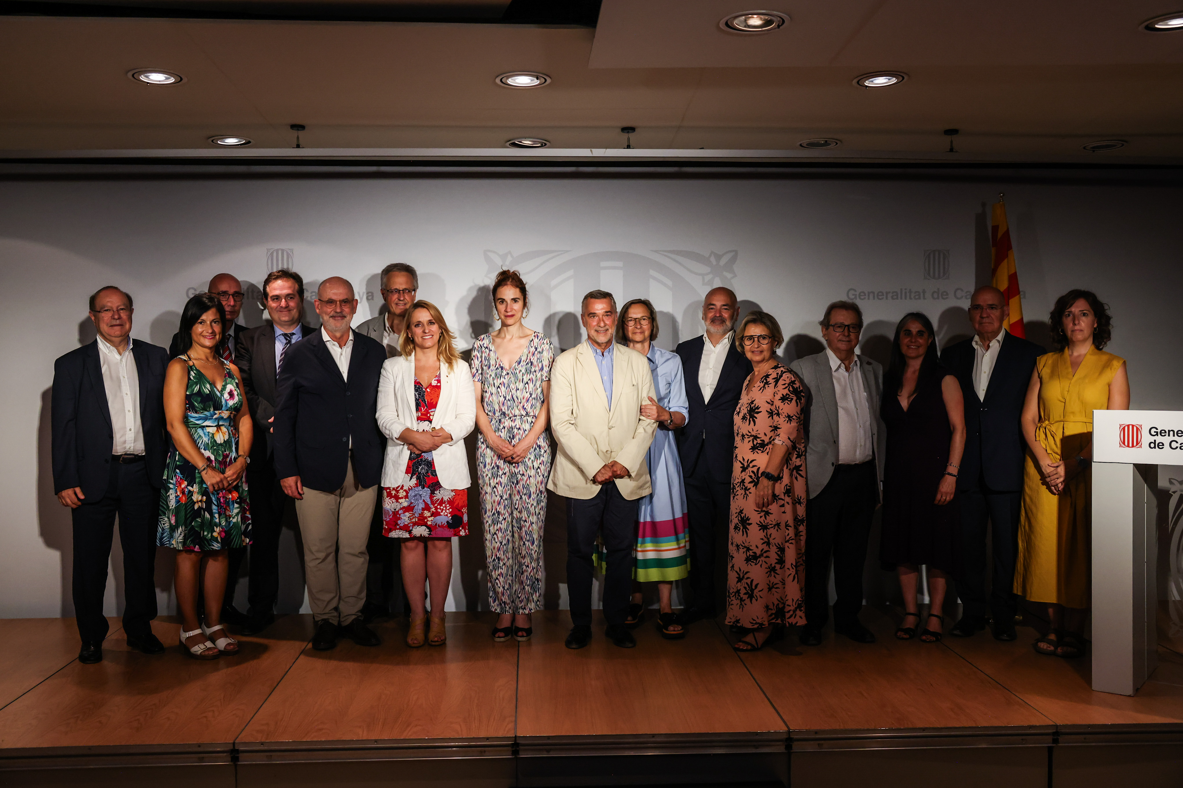 Les conselleres Natàlia Mas Guix i Gemma Ubasart a l'acte 'Fundacions especials: 10 anys de compromís amb la societat i la cultura catalanes'