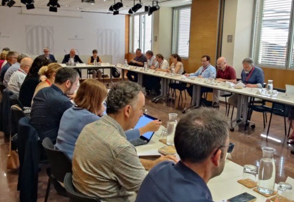 Ple del Consell Català de Cogestió Marítima que ha aprovat el Pla de l’Estratègia marítima de Catalunya 2023-2026