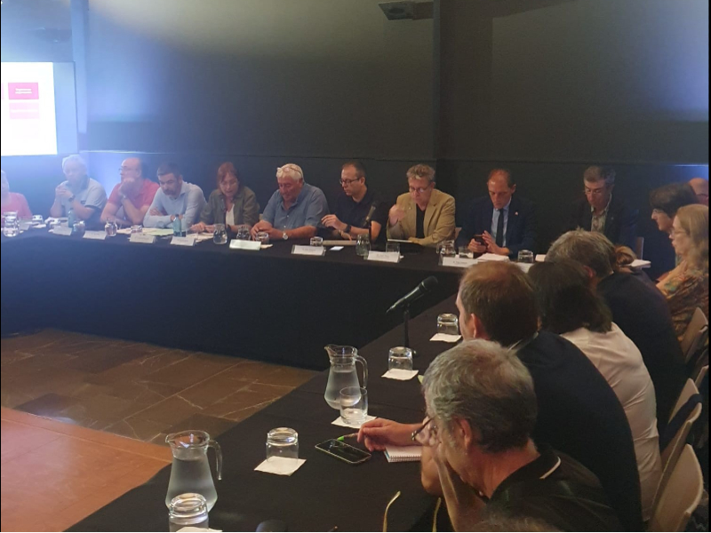 Primera reunió de la comissió territorial de la vegueria de Lleida de la Taula Nacional de l'Aigua