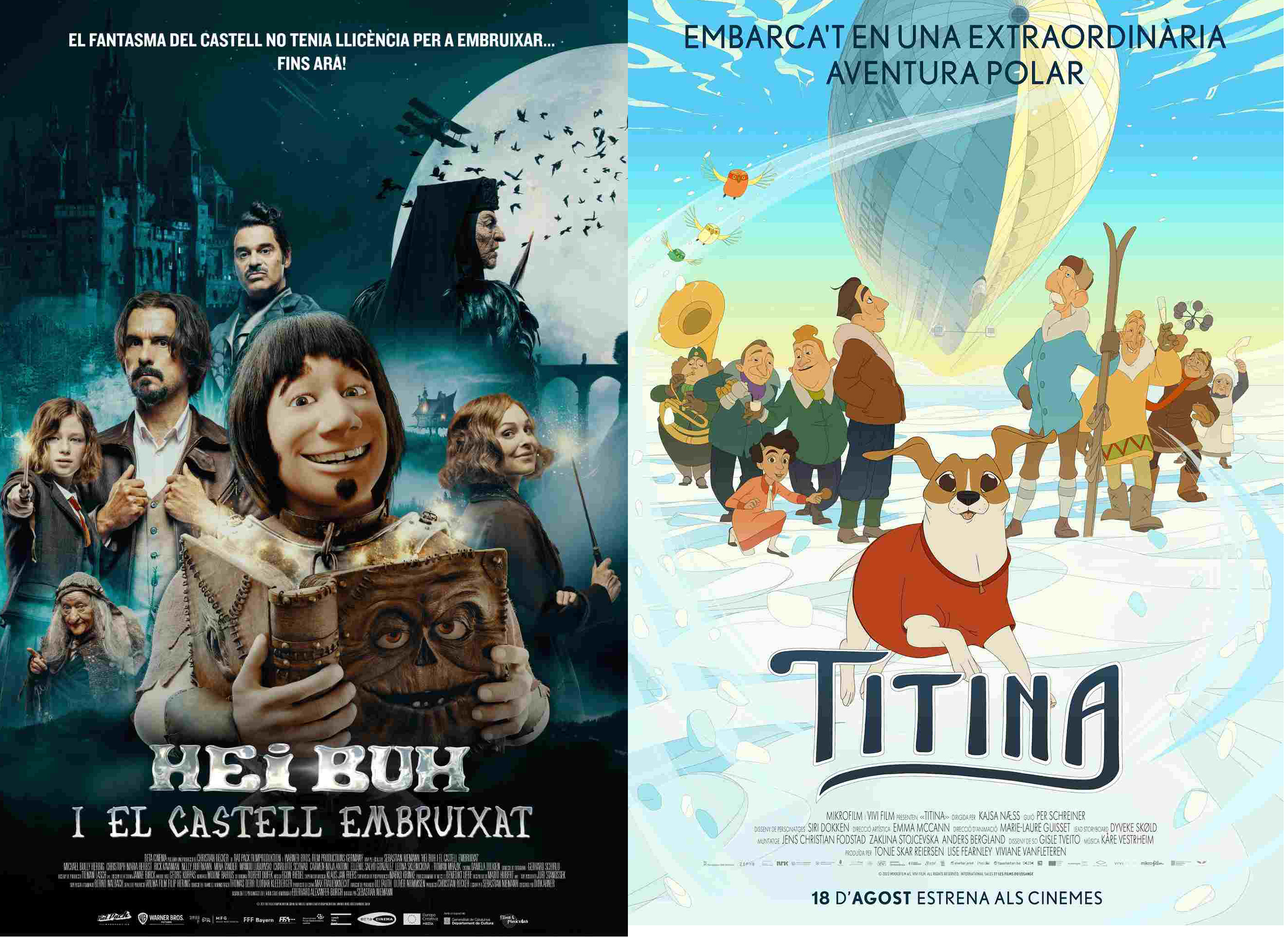 Imagen del artículo 'Hei Buh i el castell embruixat' i 'Titina' són les dues estrenes de cinema en català del cap de setmana